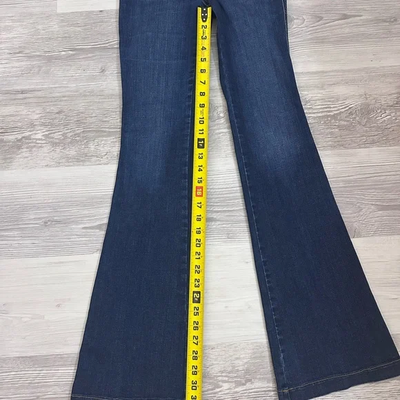 SPANX Dark Blue Flare Jeans - Picture 4 of 5